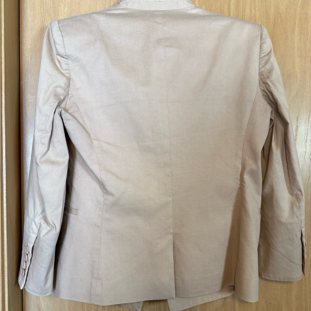 Soft Pink Single-Button Blazer - image 3